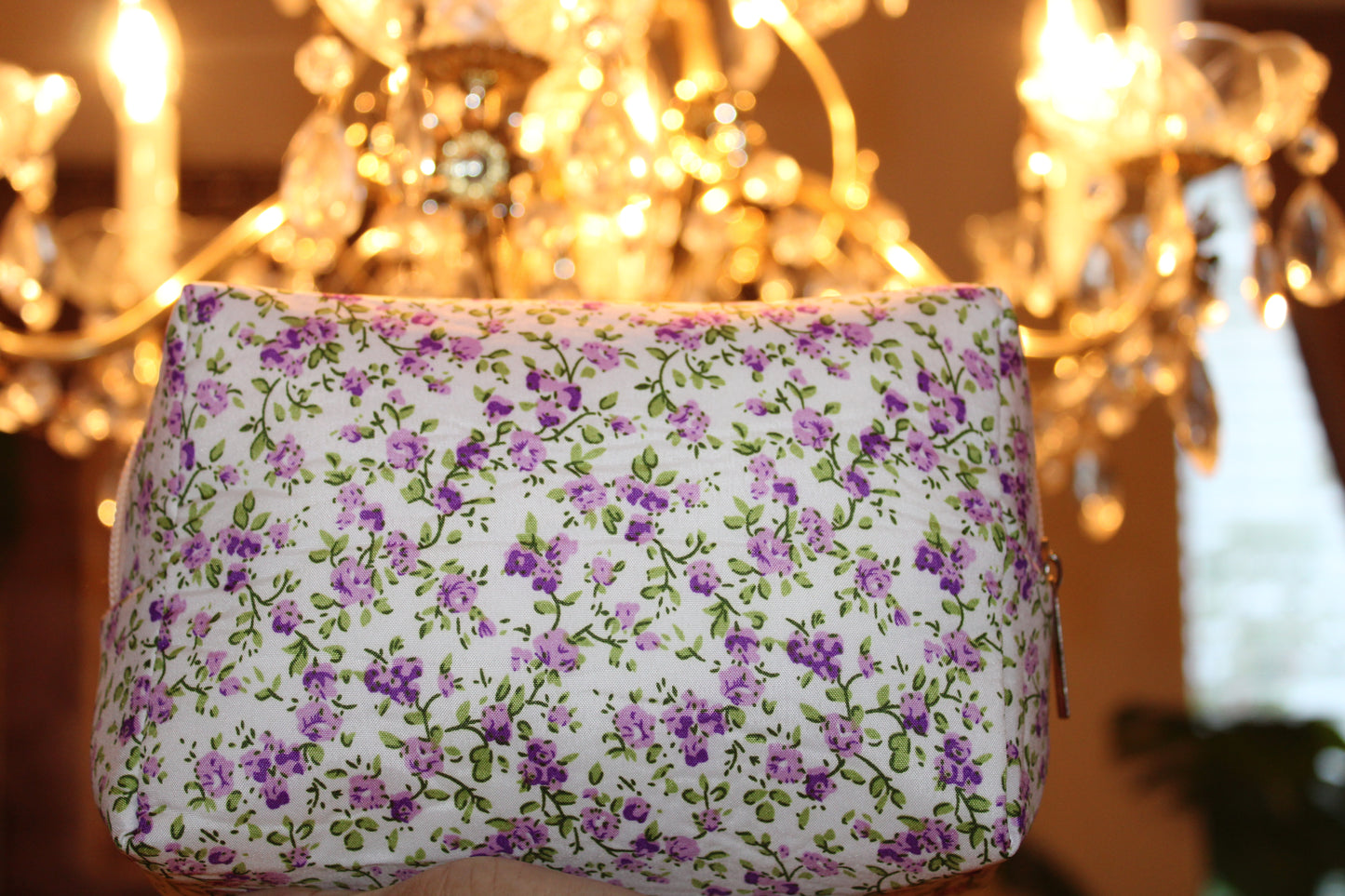 PURPLE Cosmetic Bag R LUXLOVE