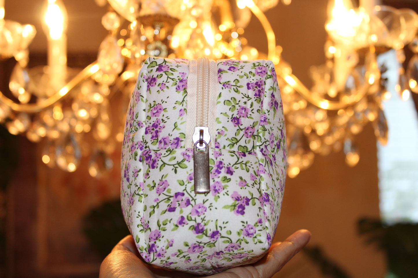 PURPLE Cosmetic Bag R LUXLOVE