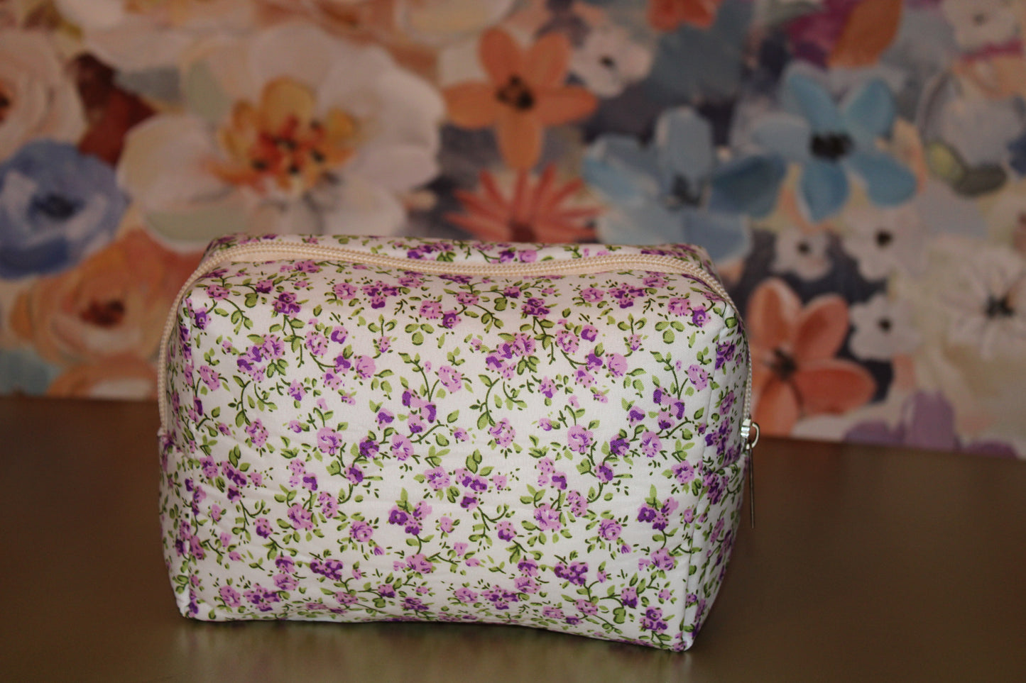PURPLE Cosmetic Bag R LUXLOVE