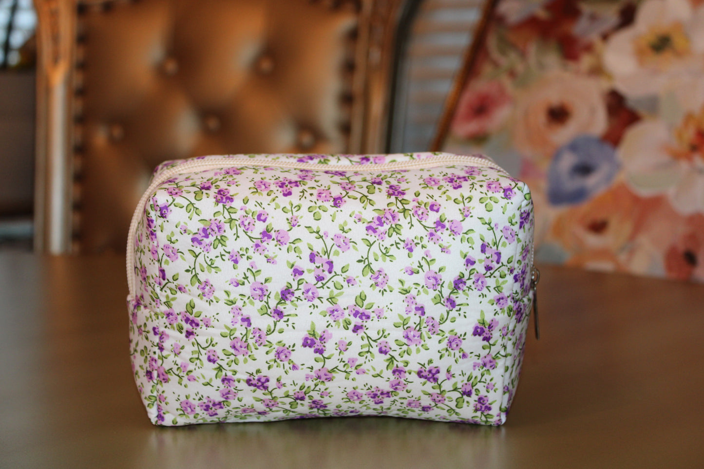 PURPLE Cosmetic Bag R LUXLOVE
