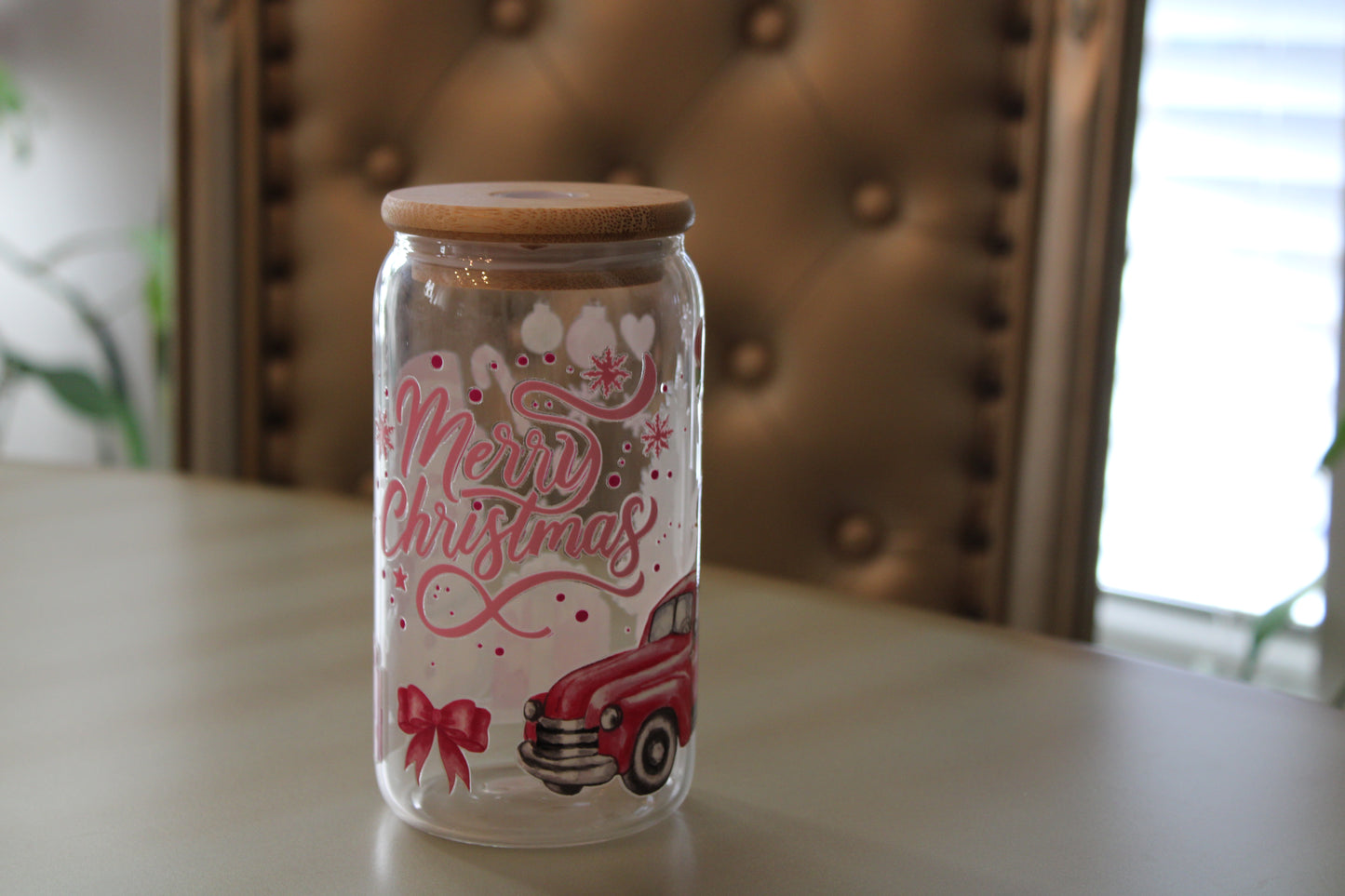 CAR CHRISTMAS 16 OZ CUP
