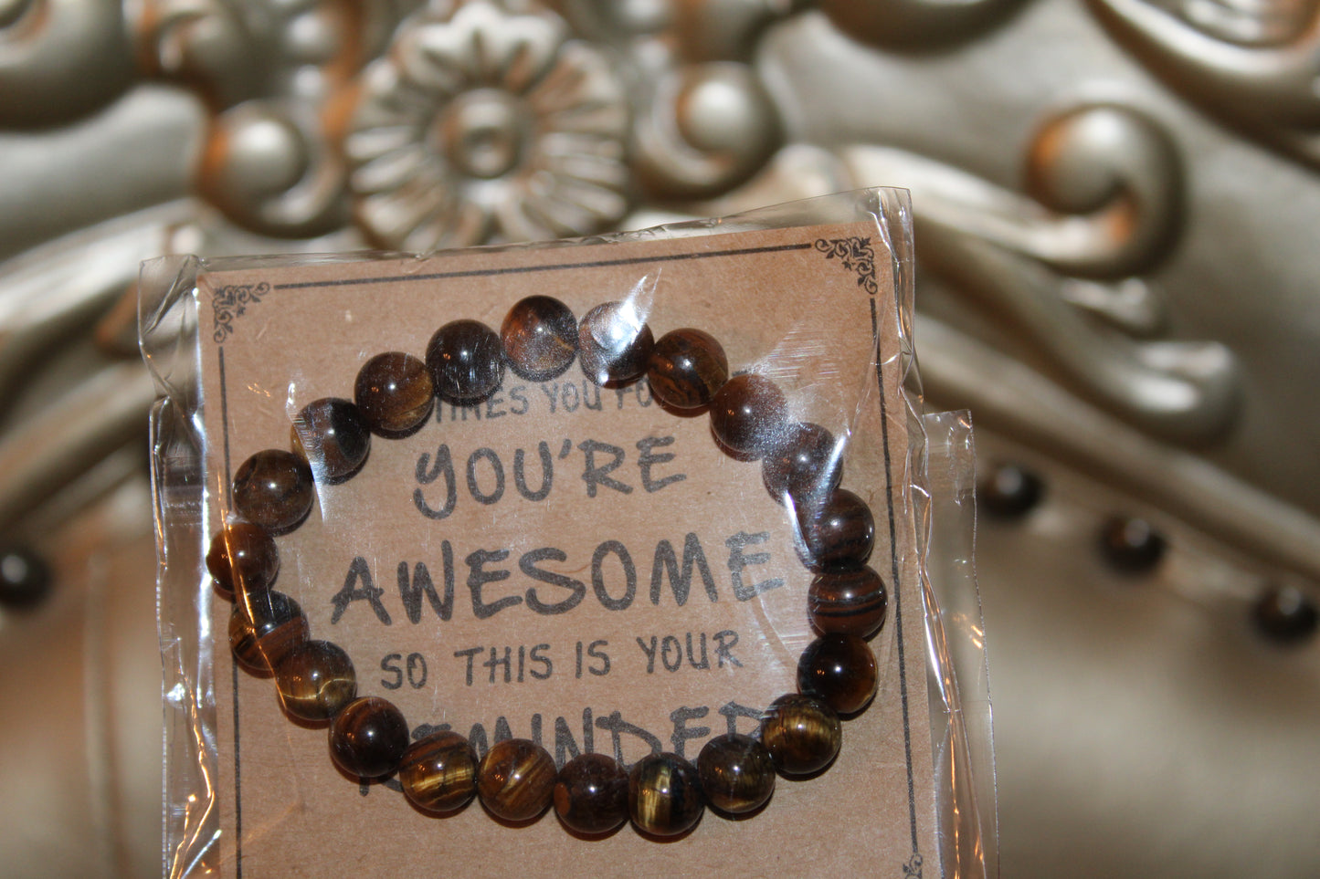 RLUXLOVE Vibrant Natural Stone Beads Strand Simple Style