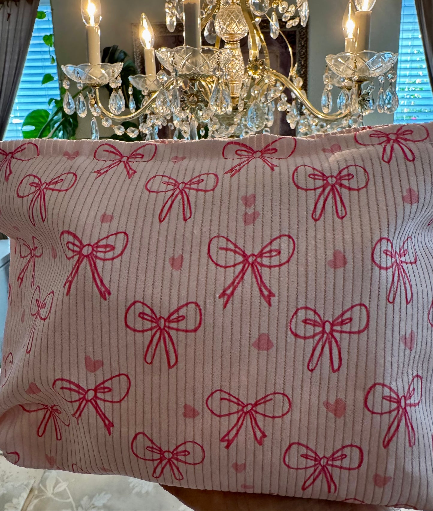 Chic Bow Heart Print RLUXLOVE