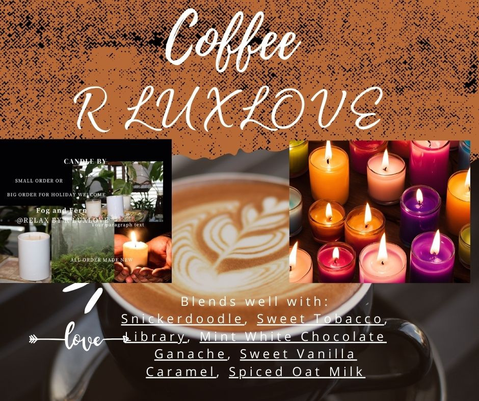 white HOME MADE Candle BY R LUXLOVE
