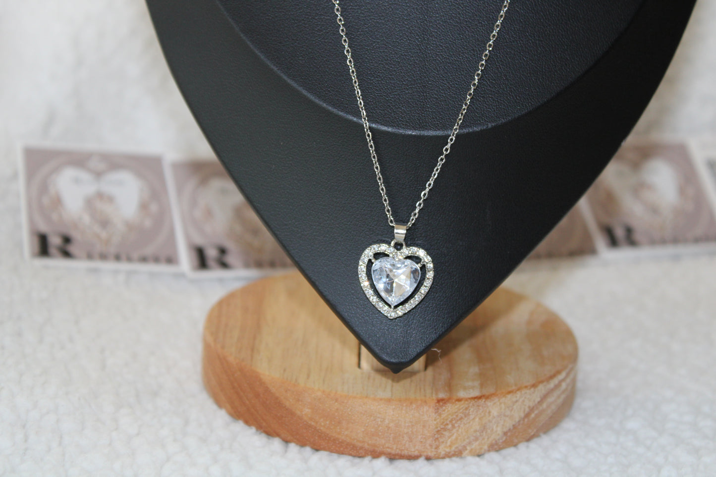 Heart Necklace R LUXLOVE