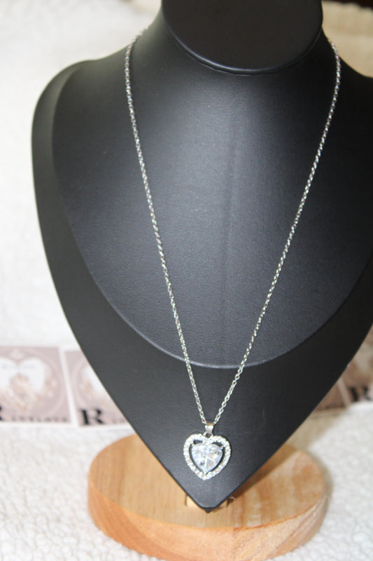 Heart Necklace R LUXLOVE