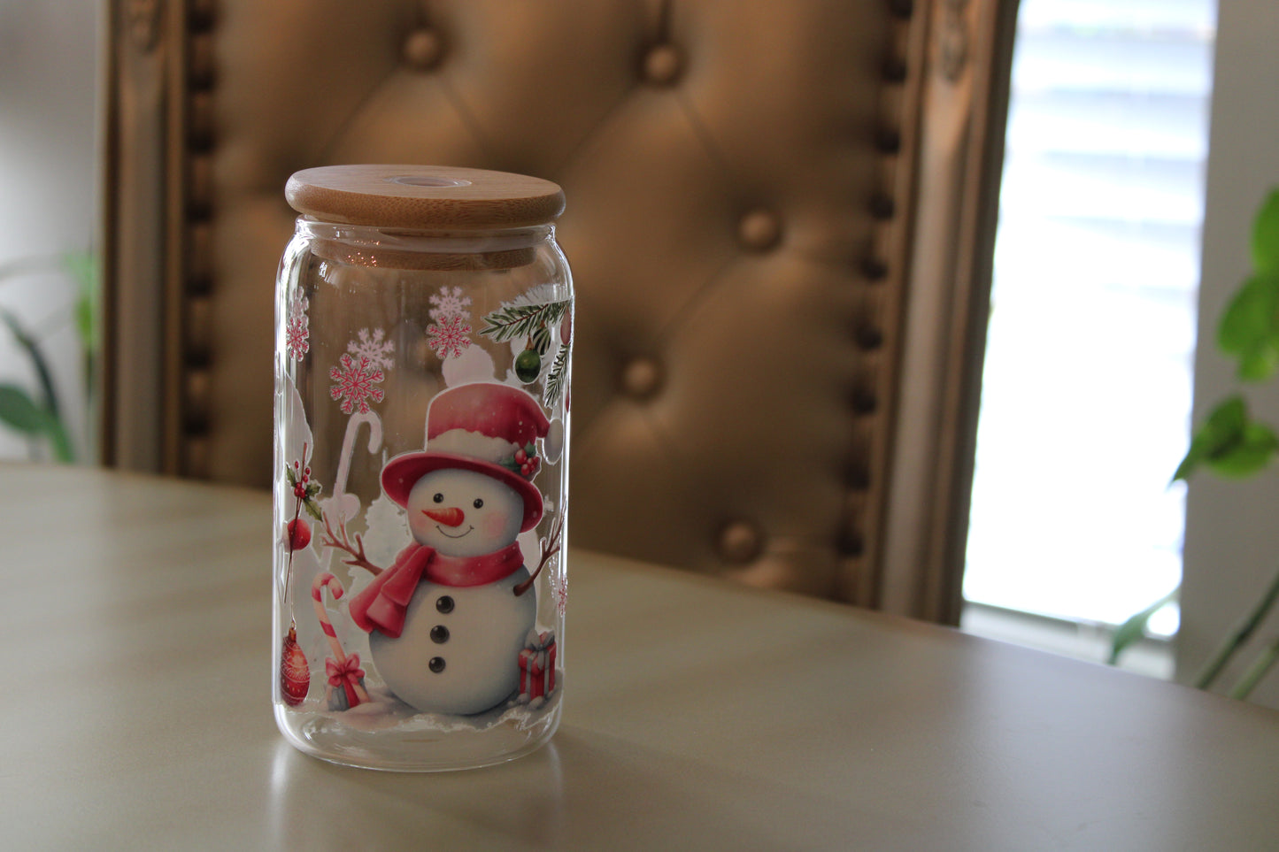 SNOW CHRISTMAS 16 OZ CUP