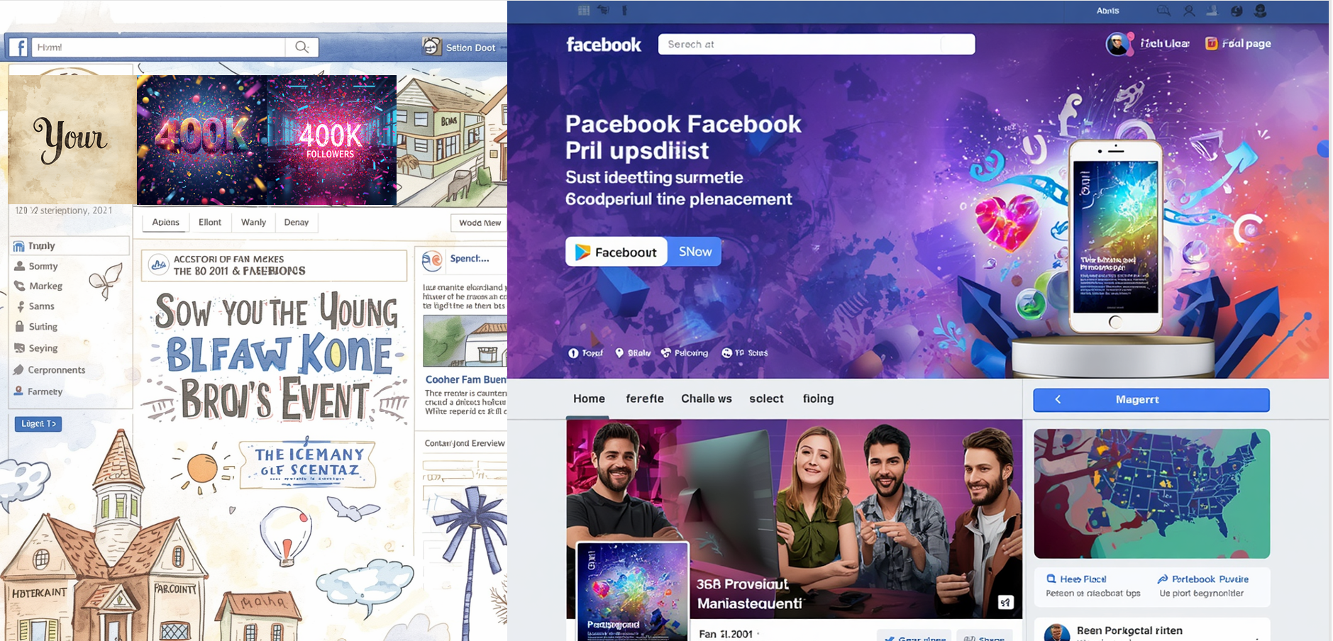 400 k Help you  to Grow Your Fan Page to 400,000 Followers Quickly save lots time