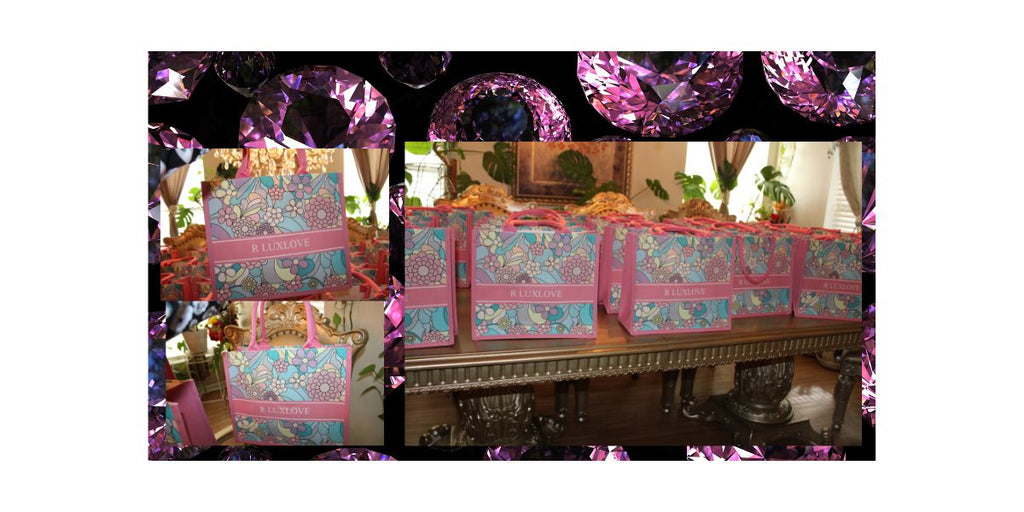 R LUXLOVE TOTE FLOWER BEATIFUL